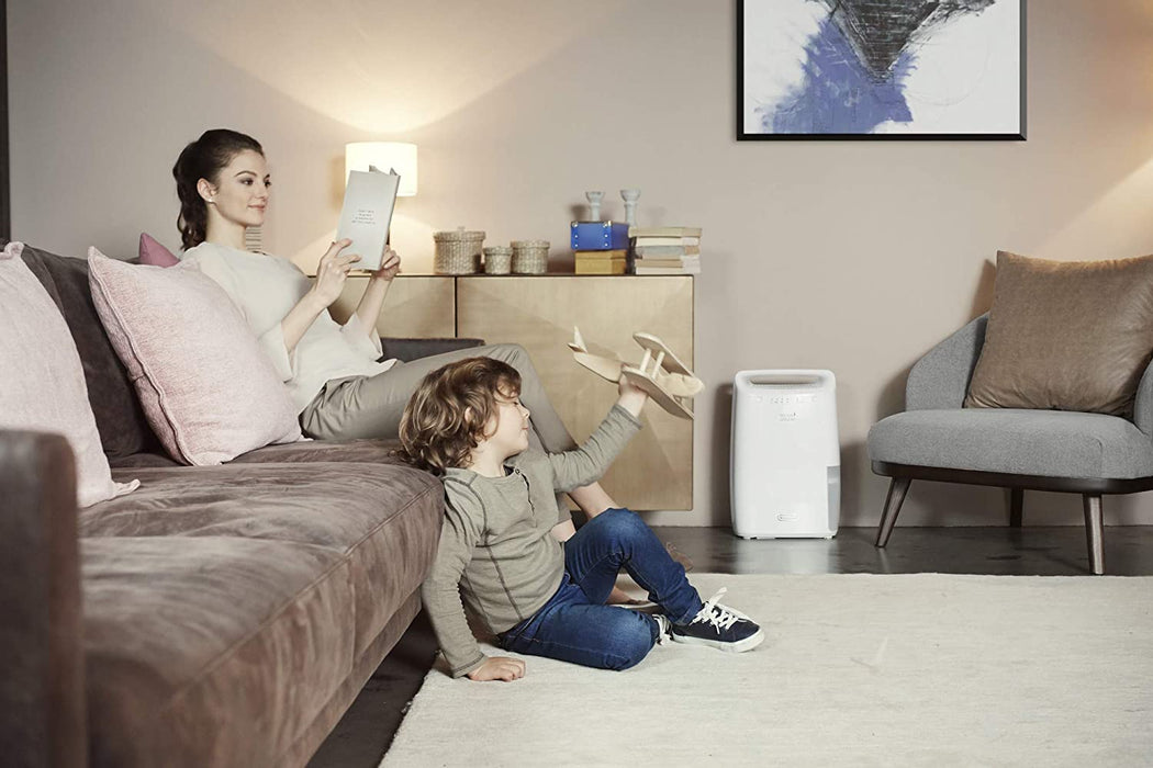 De'Longhi Luftentfeuchter Tasciugo Ariadry – mobiler und leiser Raumentfeuchter bis 45 m³, elektrischer Entfeuchter mit Wäsche-Funktion