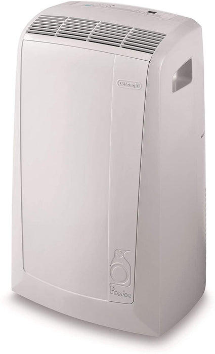 De'Longhi Pinguino PAC N82, Mobile Klimaanlage für Räume bis zu 80 m³, 9.400 BTU/h, 2,4 kW, 63 dB, Entfeuchtungsfunktion, Energieeffizienzklasse A, 12h-Timer, Weiß