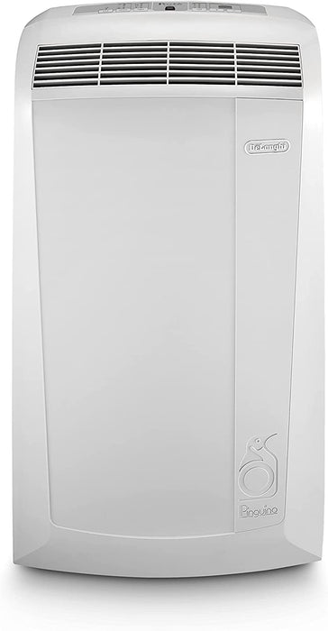 De'Longhi Pinguino PAC N82, Mobile Klimaanlage für Räume bis zu 80 m³, 9.400 BTU/h, 2,4 kW, 63 dB, Entfeuchtungsfunktion, Energieeffizienzklasse A, 12h-Timer, Weiß