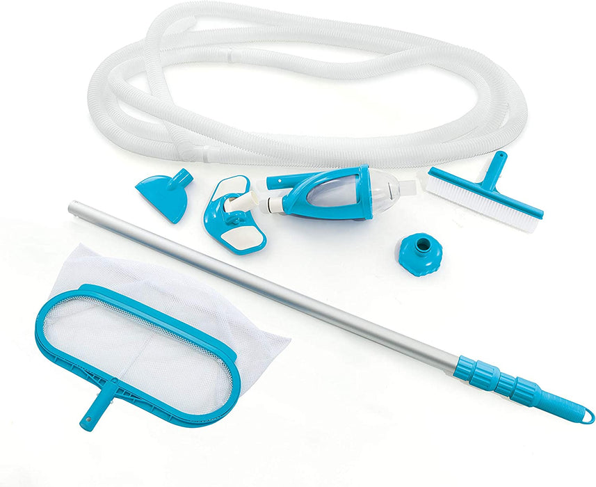 Deluxe Pool Maintenance Kit - Poolzubehör - Pool Reinigungsset - 5-teilig, Mehrfarbig