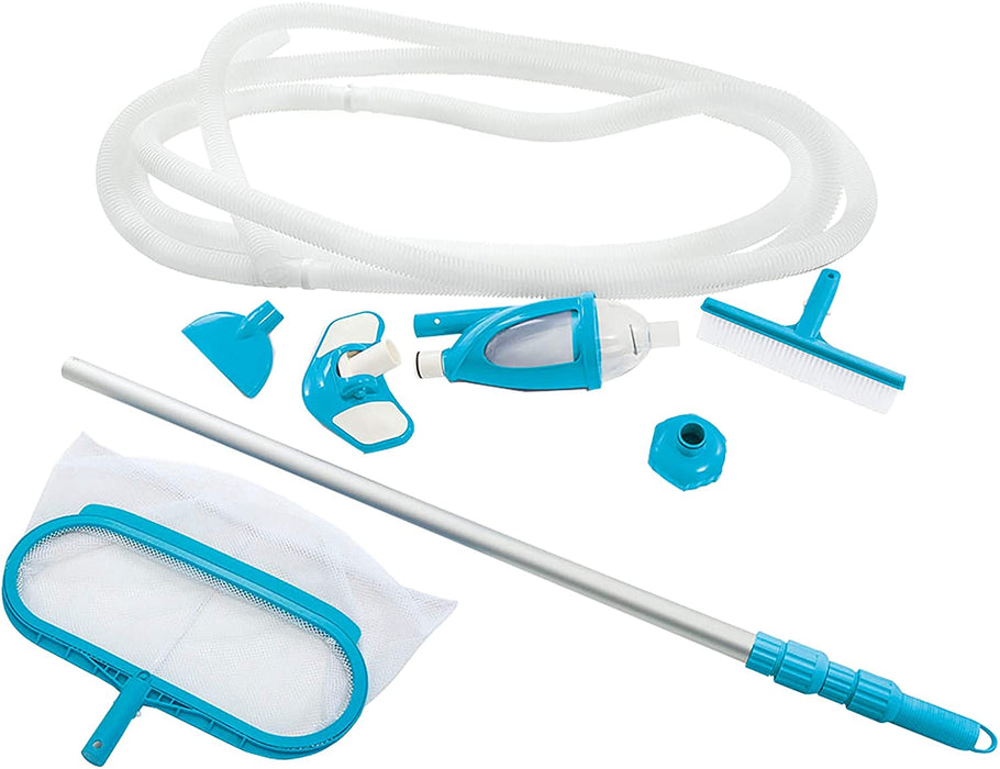 Deluxe Pool Maintenance Kit - Poolzubehör - Pool Reinigungsset - 5-teilig, Mehrfarbig