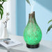 120ml Aroma Diffuser Glas ätherisches Öl Diffusor Luftbefeuchter 7 Farben LED mit 4 Timer-Einstellung