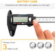Digital Messschieber, 150mm  6-Zoll Digitale Schieblehre mit großem LCD-Display für Außen-, Innen- Und Tiefenmaß,2 Ersatzbatterie