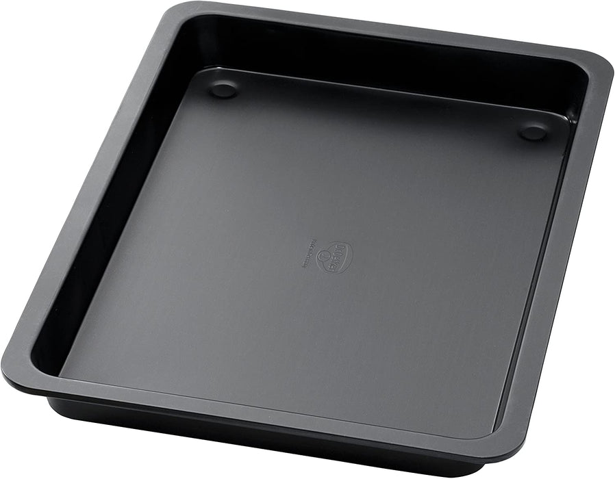 Dr. Oetker Backblech mit extra hohem Rand, Backform aus hochwertigem Stahlblech mit Antihaft-Beschichtung, eckige Form für saftige und leckere Kuchen