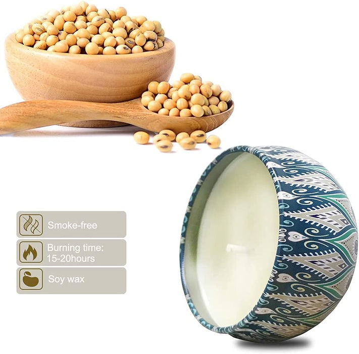 Duftkerzen Set Geschenke für Frauen Mama Weihnachten, 12 Stück 2.5 Oz Sojawachs Duft Kerzen Geschenkset mit 12 Personalisierte Aromen 