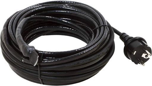 EIS-Stop-Heizkabel, 8 m Frostschutz-Heizkabel inkl. Thermostat, 230V, 50/60 Hz Heizleitung mit Schutzkontaktstecker, 15 W/m Wärmekabel ­gegen Frost, IP44, Schwarz