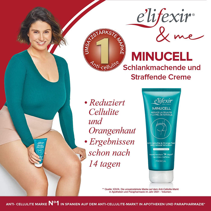 Anti-Cellulite-Creme Reduzierung, Strafft und umbaut Body Contour, Reduziert Cellulite und Orangenhaut Mehrfarbig, 200 ml