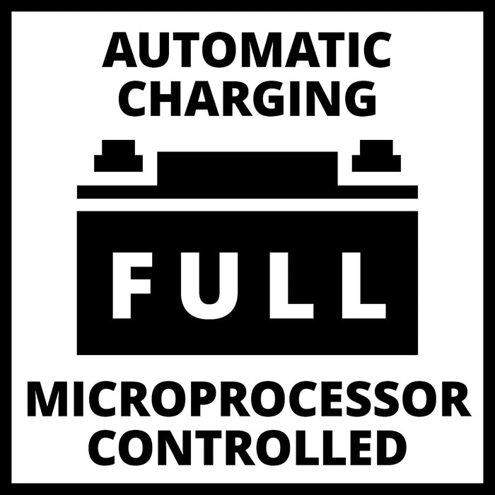 Batterie-Ladegerät (intelligentes Batterieladegerät mit Mikroprozessorsteuerung für verschiedenste Batterietypen, u.a. Kfz/Krad, max. 4 Ampere Ladestrom)