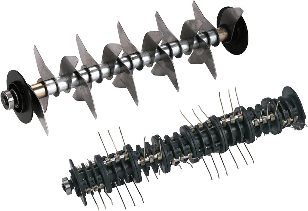 Einhell Elektro-Vertikutierer-Lüfter (1400 W, 33 cm Arbeitsbreite, 3-fach höhenverstellbar, 28 l, empfohlen für Flächen bis 400 m²), Schwarz Rot