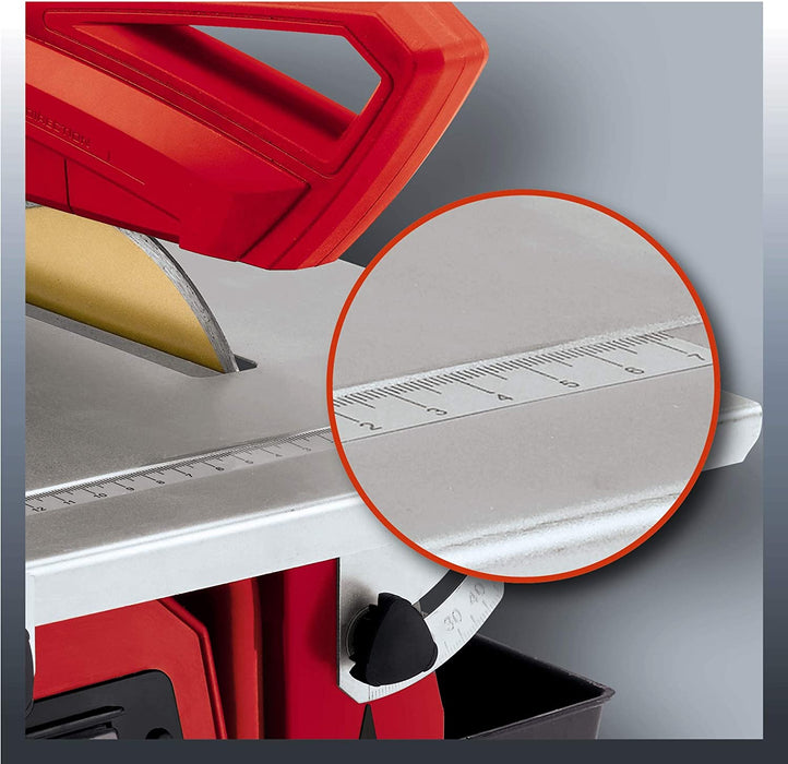 Einhell Fliesenschneidmaschine (600 W, Schnitthöhe 35 mm, Tischgröße 330 x 360 mm, Diamant-Trennscheibe-Ø 180 mm)