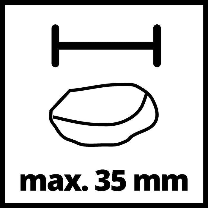 Einhell Schmutzwasserpumpe (790W, Ø35mm Fremdkörper, 20.000 L/h Förderleistung, Schwimmerschalter, Tragegriff, int. Kabelaufwicklung)