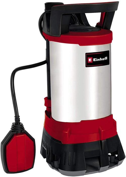 Einhell Schmutzwasserpumpe (790W, Ø35mm Fremdkörper, 20.000 L/h Förderleistung, Schwimmerschalter, Tragegriff, int. Kabelaufwicklung)