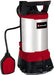 Einhell Schmutzwasserpumpe (790W, Ø35mm Fremdkörper, 20.000 L/h Förderleistung, Schwimmerschalter, Tragegriff, int. Kabelaufwicklung)