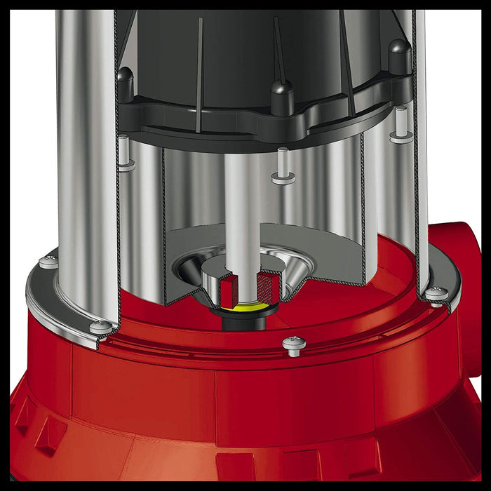 Einhell Schmutzwasserpumpe (790W, Ø35mm Fremdkörper, 20.000 L/h Förderleistung, Schwimmerschalter, Tragegriff, int. Kabelaufwicklung)