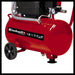 Einhell Kompressor (1500 W., max. 8 bar, 24 l-Tank, 165 l/min Ansaugleistung, Motordrehzahl 2850 min^-1, Druckminderer, Manometer, Ölschmierung)