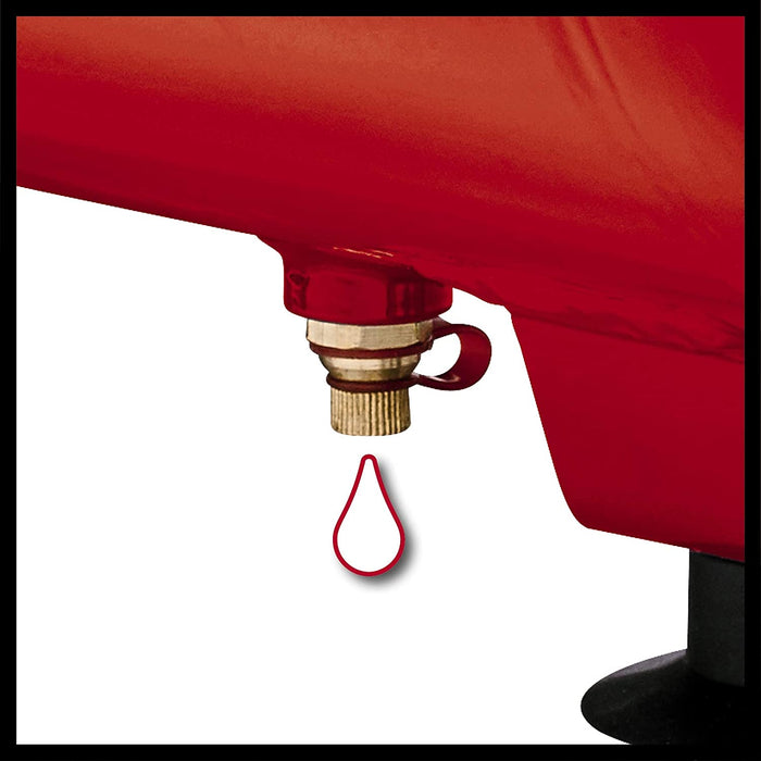 Einhell Kompressor (1500 W., max. 8 bar, 24 l-Tank, 165 l/min Ansaugleistung, Motordrehzahl 2850 min^-1, Druckminderer, Manometer, Ölschmierung)