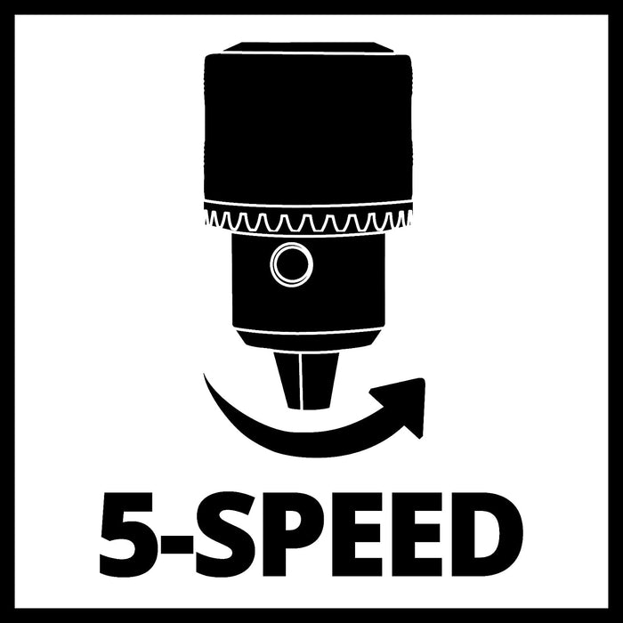 Einhell Säulenbohrmaschine (350 W, 580 - 2650 U./Min., 5-stufig anpassbare Drehzahl, dreiarmiges Bohrdrehkreuz, neig- und schwenkbarer)