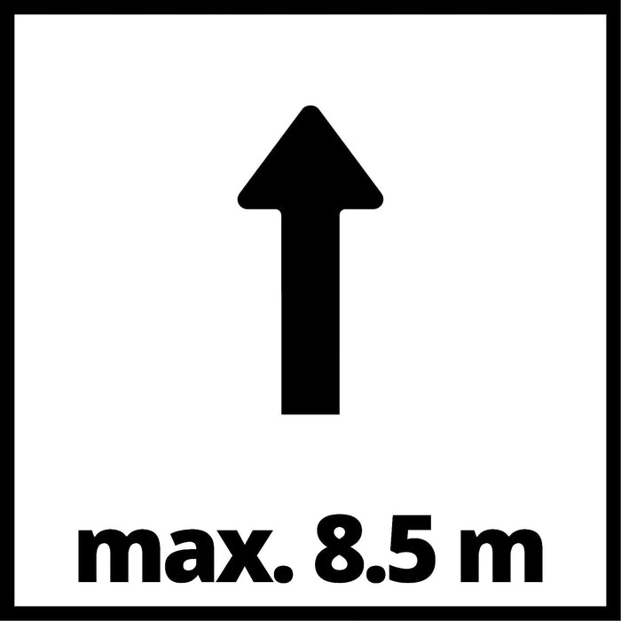 Einhell Schmutzwasserpumpe GE-DP 7330 LL ECO (730 W, Ø 30 mm Fremdkörper, 16.5 L/h Förderleistung, Absaugniveau-Regelung, Schwimmerschalter)
