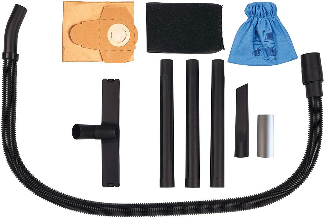 Einhell Nass-Trockensauger (1.250 W Leistung, 36mm Schlauchsystem, 12 l Edelstahlbehälter, Schaumstofffilter, umfangr. Düsenzubehör), Rot, Schwarz, Weiss