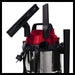 Einhell Nass-Trockensauger (1.250 W Leistung, 36mm Schlauchsystem, 12 l Edelstahlbehälter, Schaumstofffilter, umfangr. Düsenzubehör), Rot, Schwarz, Weiss