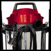 Einhell Nass-Trockensauger (1.250 W Leistung, 36mm Schlauchsystem, 12 l Edelstahlbehälter, Schaumstofffilter, umfangr. Düsenzubehör), Rot, Schwarz, Weiss