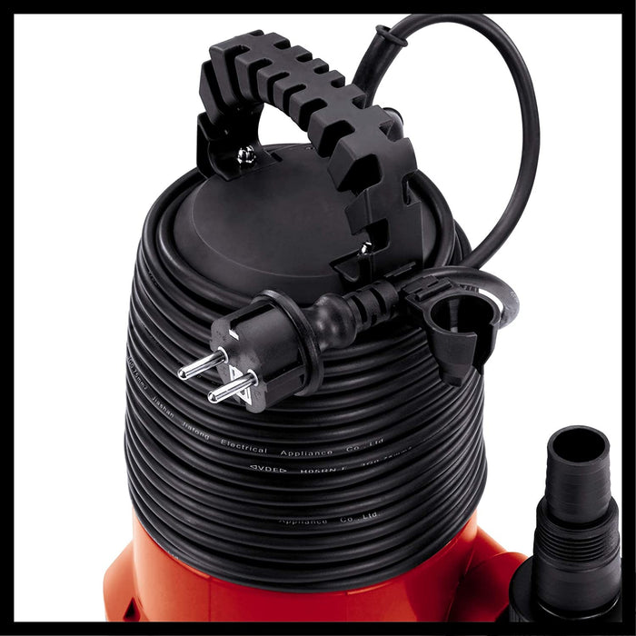 Einhell Tauchpumpe (270 W, max. 6.800 l/Std., bis zu 5 mm Partikelgröße, einstellbarer Schwimmschalter, inkl. Universalanschluss Außengewinde)