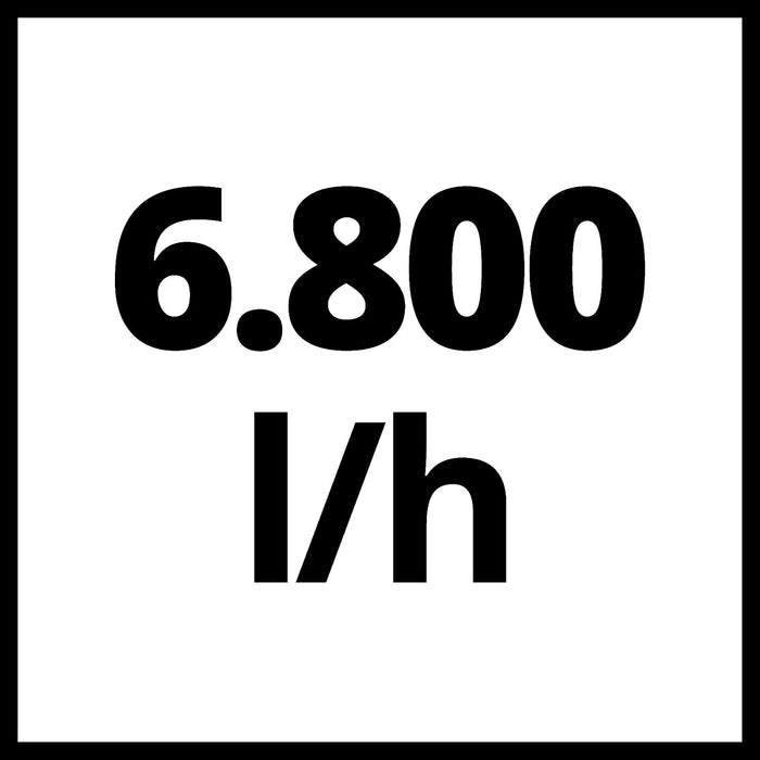 Einhell Tauchpumpe (270 W, max. 6.800 l/Std., bis zu 5 mm Partikelgröße, einstellbarer Schwimmschalter, inkl. Universalanschluss Außengewinde)