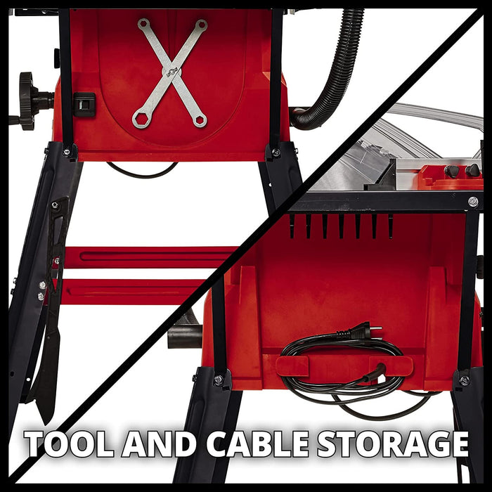 Einhell Tischkreissäge, (max. 2.000 Watt, Verstellung für Höhe/Neigung des Präzisionssägeblatts, Parallelanschlag, Winkelanschlag +/- 60°)