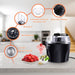 Eismaschine,Sweet Alice 1,5L Elektrische Speiseeisbereiter Zuhause Ice Cream Maker Frozen Yogurt Sorbet mit Leise Mischpaddel 