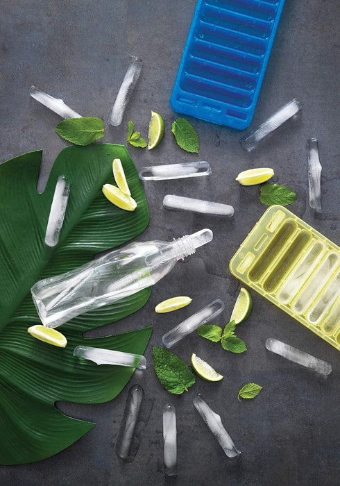 Eiswürfelform für Wasserflaschen, Gelb oder Blau, Einheitsgröße