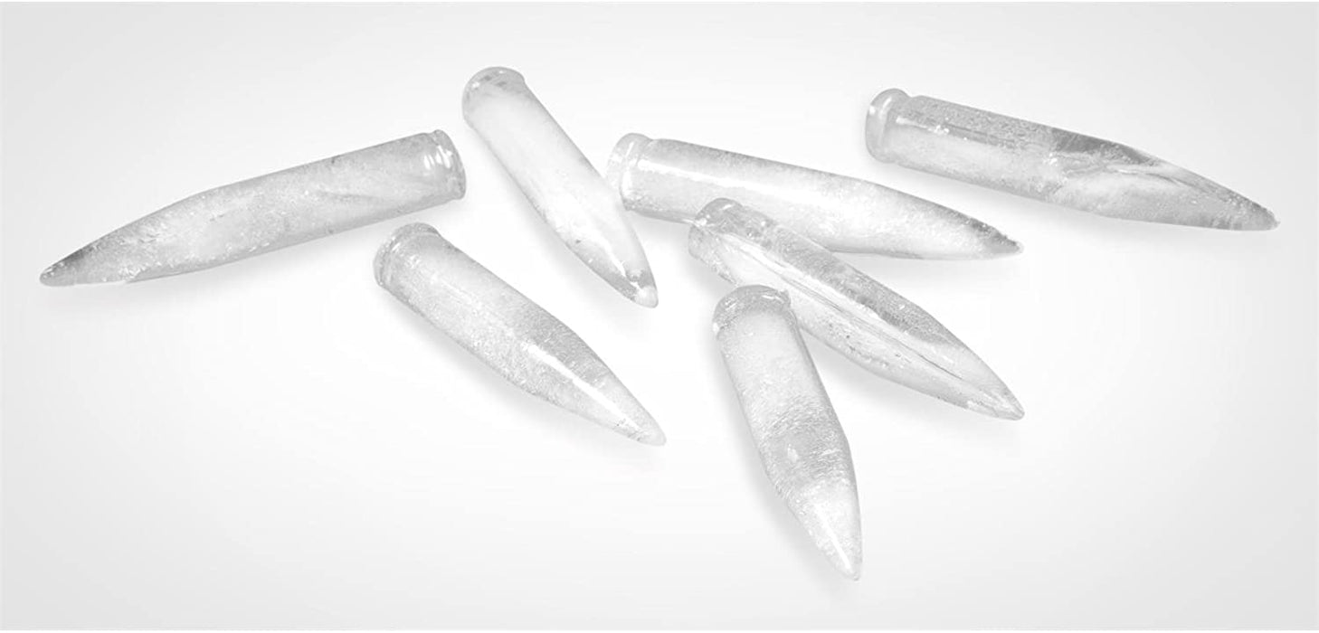 Eiswürfel in Patronenform mit Deckel, Kunststoff, Grün