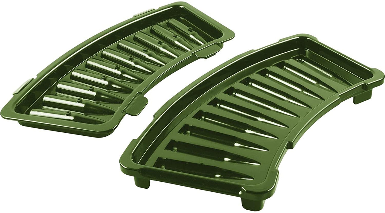 Eiswürfel in Patronenform mit Deckel, Kunststoff, Grün