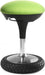 Ergonomischer Sitzhocker, Arbeitshocker, Bürohocker mit Schwingeffekt, Sitzhöhenverstellung, Bezug apfelgrün