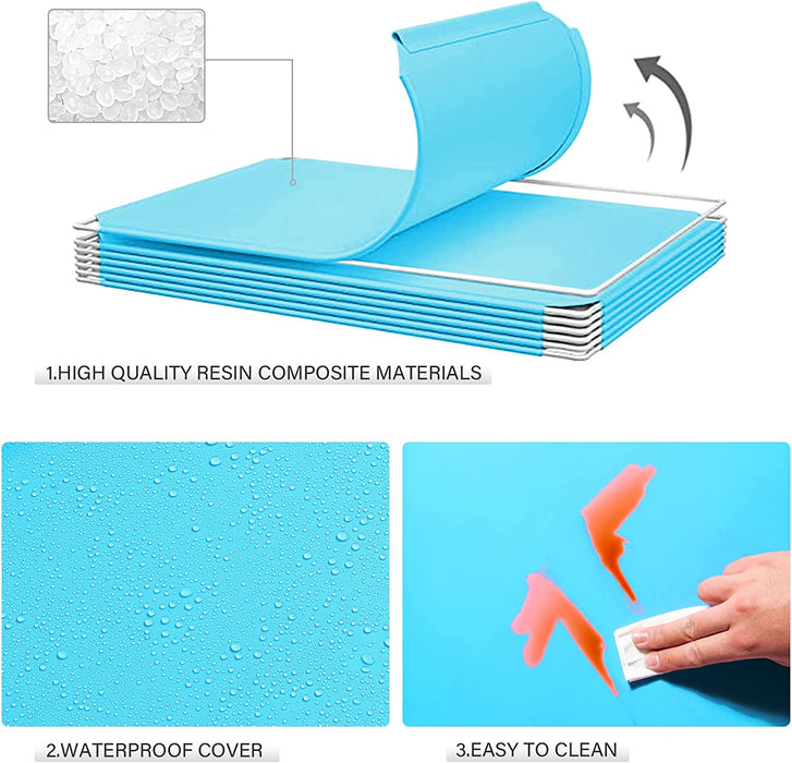 Erweiterbares Kinderregal Kinder Kleiderschrank Stufenregal Bücherregal mit Türen & 2 Aufhängern, tiefere Fächer als normal (45 cm vs. 35 cm)