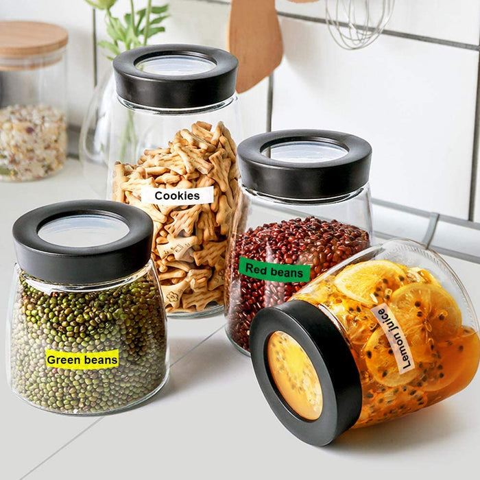 Etikettenband, 12 mm, kompatibel mit Brother TZe-131 TZe-231 TZe-431 TZe-531 TZe-631 TZe-731 schwarz auf klar/weiß/rot/blau/gelb/grün, 6 Stück 1C H11 0 1000 H105 900