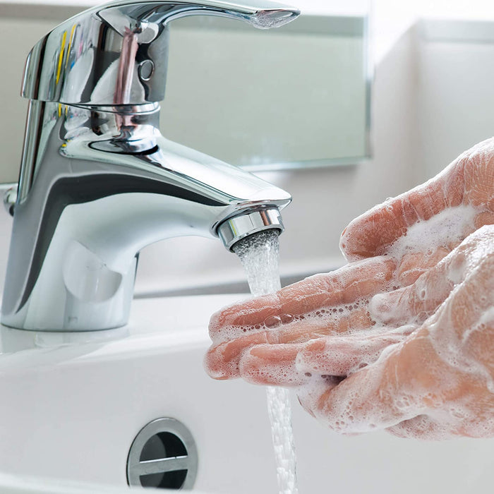 Eurospender 500 ml, Seifenspender Wandmontage, Desinfektionsmittelspender, Bügel-Mechanik, weiß