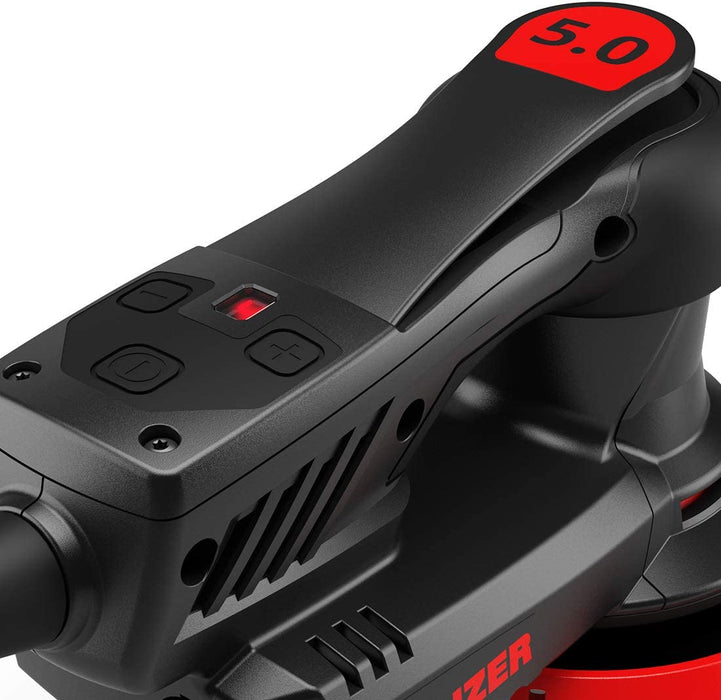 Exzenterschleifer 5.0  für Grob- und Zwischenschliff inkl. Schleifscheiben-Set