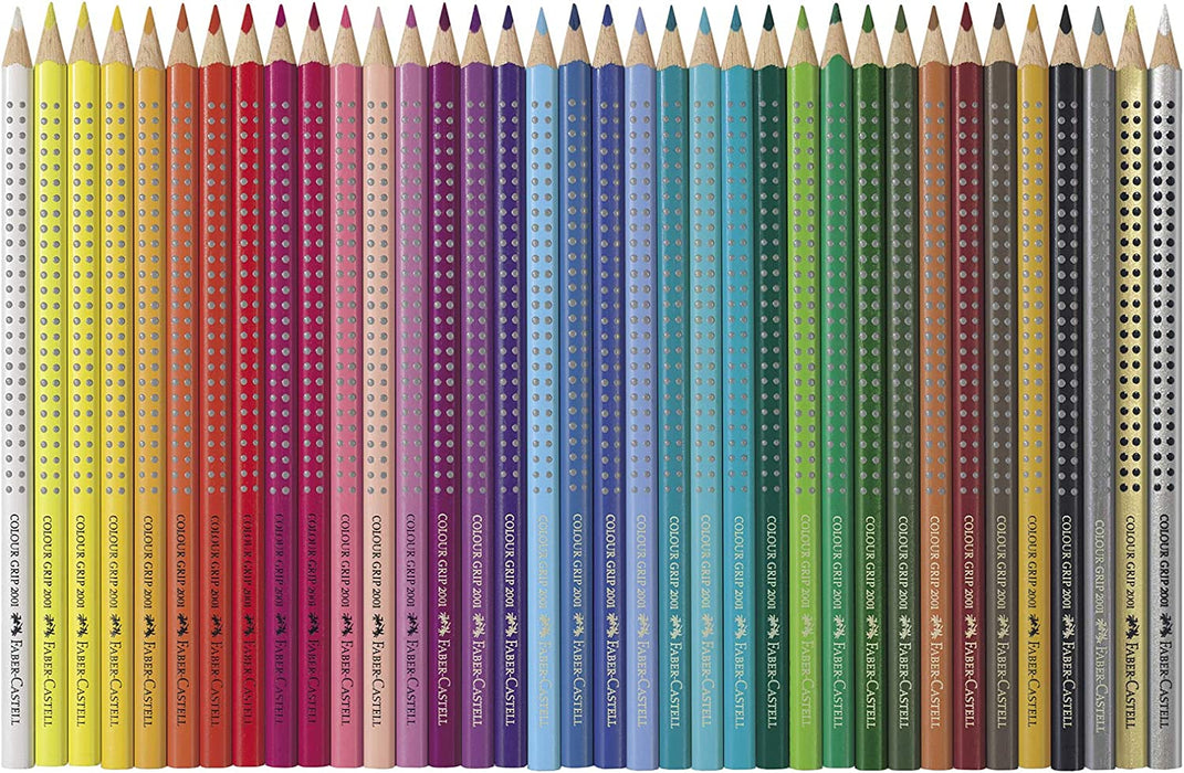Faber-Castell - Buntstifte Colour Grip 2001, 36er Metalletui