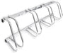 Fahrradständer, Für 4 Fahrräder, Boden- und Wandmontage, Mehrfachständer, HBT: ca. 26 x 100 x 32 cm, silber