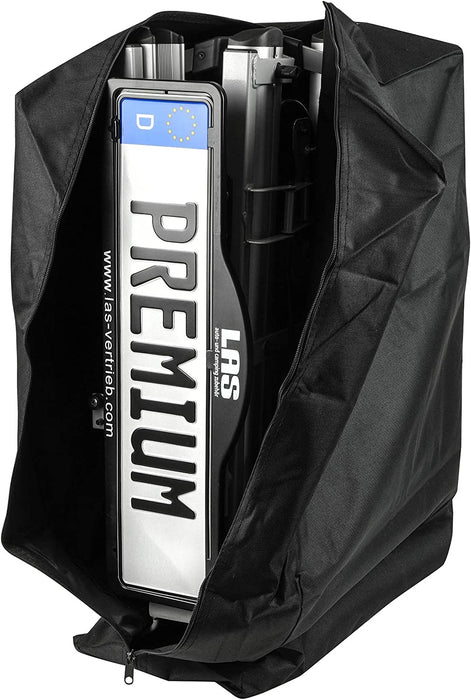 Fahrradträger PREMIUM, E-Bike geeignet, komplett vormontiert, Diebstahlschutz, für 2 Fahrräder, für Anhängerkupplung