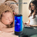 Fantasy Quallen Lampe 14 Zoll Jellyfish Lamp Aquarium LED Tank Mood Lampe Multi Color Nachtlicht Desktop Runde Stimmungslampe Dekoration Spielzeug