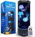 Fantasy Quallen Lampe 14 Zoll Jellyfish Lamp Aquarium LED Tank Mood Lampe Multi Color Nachtlicht Desktop Runde Stimmungslampe Dekoration Spielzeug