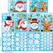 Fensterbilder Weihnachten, Weihnachtsdeko Fensteraufkleber PVC Fensterdeko Fenstersticker Selbstklebend Fensterfolie für Türen Schaufenster Vitrinen