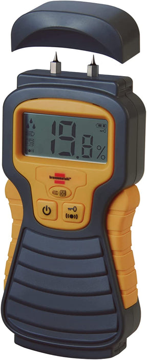 Feuchtigkeits-Detector MD (Feuchtigkeitsmessgerät/Feuchtigkeitsmesser für Holz oder Baustoffen, mit LCD-Display), ohne Batterie