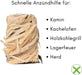 Feuerbällchen zum Anzünden von Kachelofen, Kamin, Herd, Grill, Lagerfeuer - aus reinen Naturprodukten - unempfindlich gegen Nässe - Made in Germany - 2,5 kg Schachtel (ca. 200 Stück)