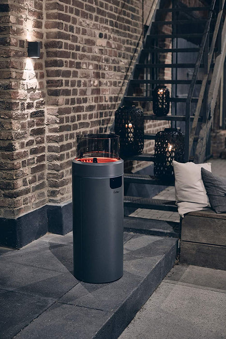Feuerstelle NOVA LED L, Gas Terrassenfeuer mit Ambientebeleuchtungen, ECO GREEN Brenner-Technologie und exzellentem Design