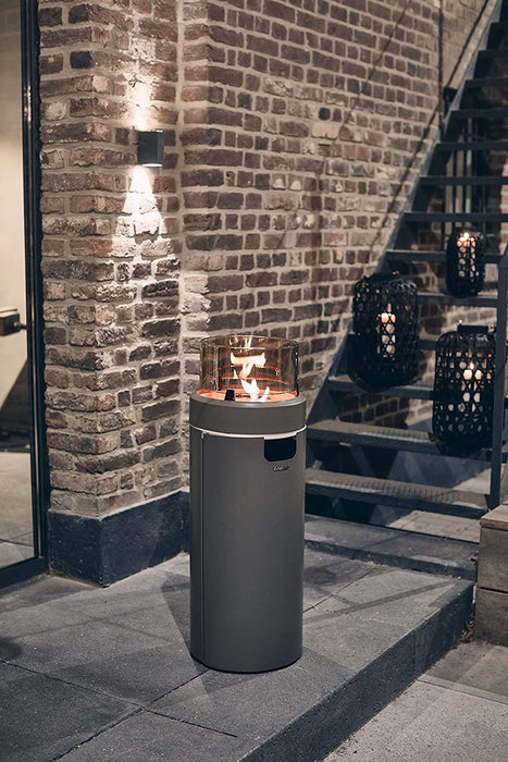 Feuerstelle NOVA LED L, Gas Terrassenfeuer mit Ambientebeleuchtungen, ECO GREEN Brenner-Technologie und exzellentem Design