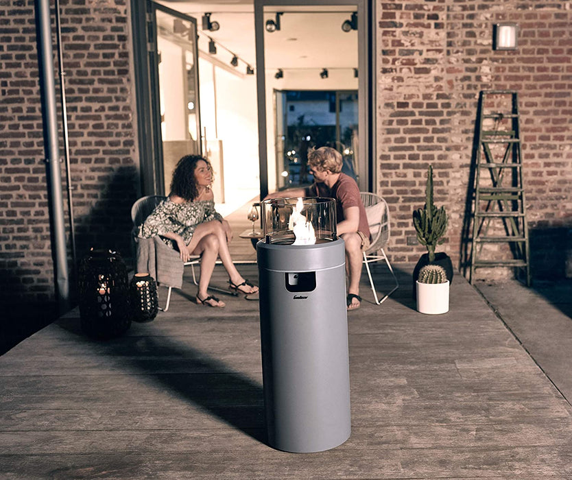 Feuerstelle NOVA LED L, Gas Terrassenfeuer mit Ambientebeleuchtungen, ECO GREEN Brenner-Technologie und exzellentem Design