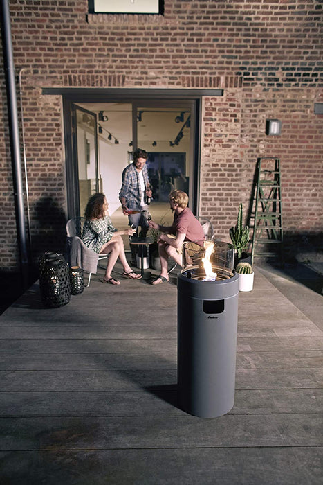 Feuerstelle NOVA LED L, Gas Terrassenfeuer mit Ambientebeleuchtungen, ECO GREEN Brenner-Technologie und exzellentem Design