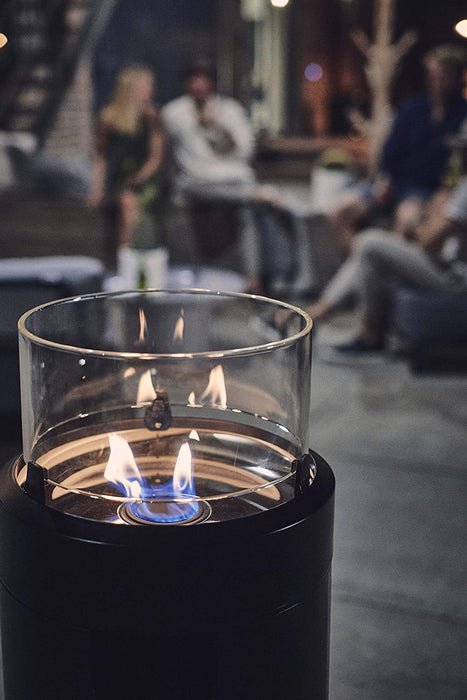 Feuerstelle NOVA LED L, Gas Terrassenfeuer mit Ambientebeleuchtungen, ECO GREEN Brenner-Technologie und exzellentem Design